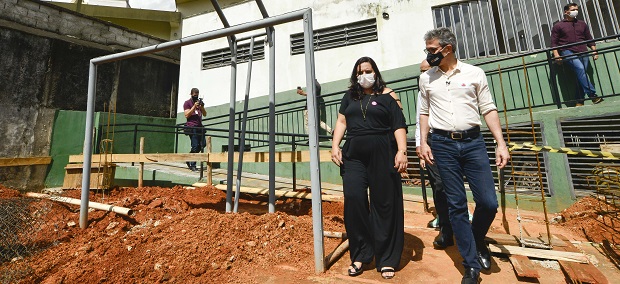 Mais de 1300 escolas estaduais já foram contempladas com recursos do programa Mãos a Obra na Escola. Foto: Cristiano Machado / Imprensa MG